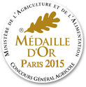 Médaille d’Or au Concours Général Agricole de Paris (Salon de l’Agriculture)